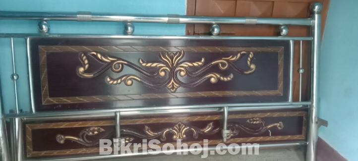 Original steel iron bed